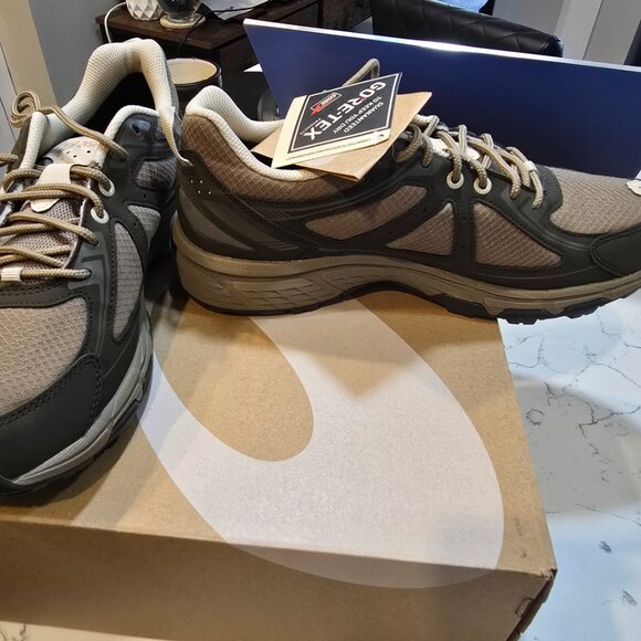 ASICS Gel-Venture 6 GORE-TEX Pepper / Black Coffee Mens Size 8 Trail Hiking NEW - Picture 6 of 16